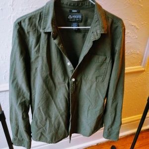 Vintage Army Style Button Up